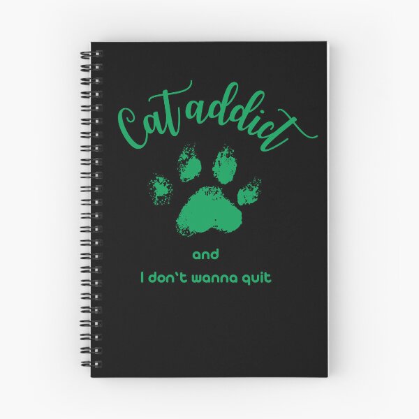 Item preview, green cat paw - Cat addict and I don't wanna quit designed and sold by alczar.