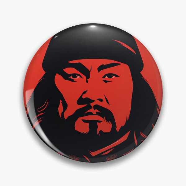 Item preview, Genghis Khan | Red minimalism designed and sold by ComicsFactory.