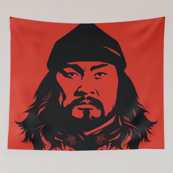 Item preview, Genghis Khan | Red minimalism designed and sold by ComicsFactory.