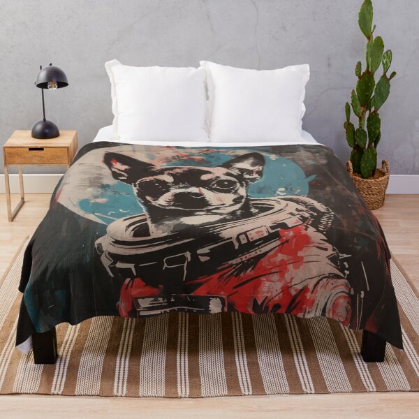 Item preview, Vintage chihuahua dog astronaut portrait designed and sold by etherElric.