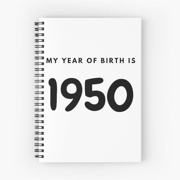 Item preview, My Year of Birth is 1950 designed and sold by LittleWorldShop.