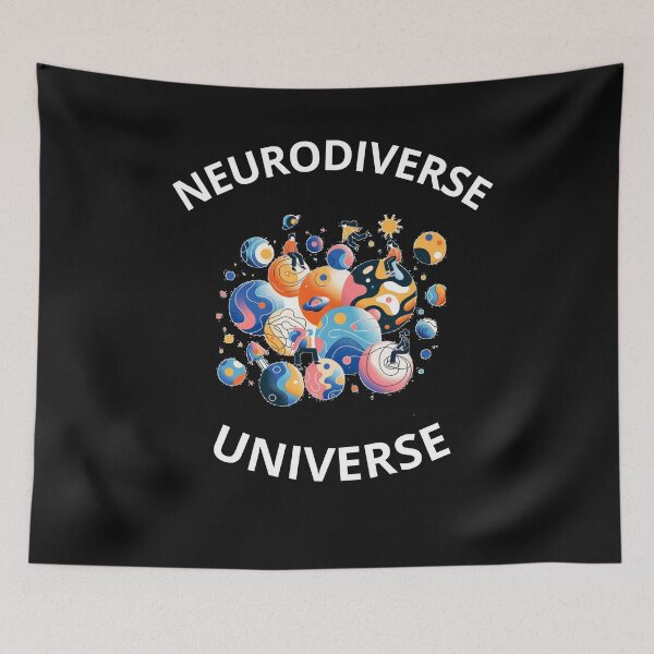 Item preview, Neurodiverse Universe designed and sold by Klaudia Kruk.