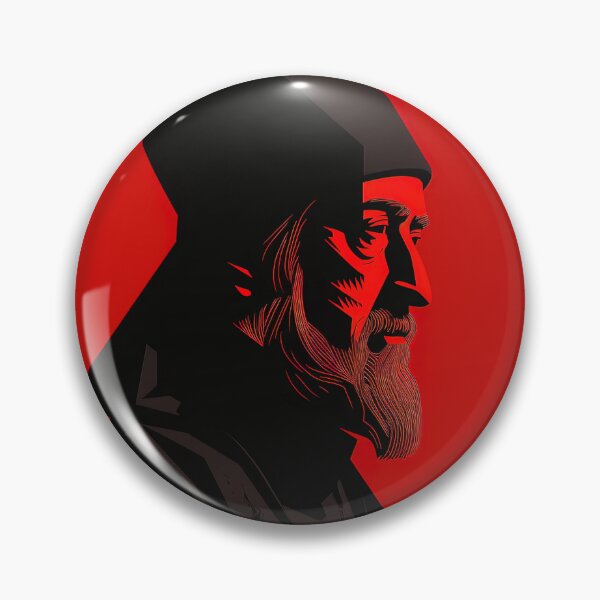 Item preview, Geoffrey Chaucer | Red minimalism designed and sold by ComicsFactory.
