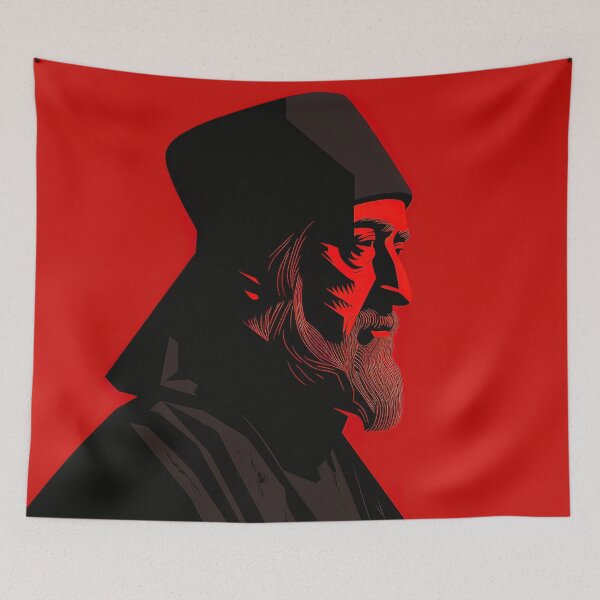 Item preview, Geoffrey Chaucer | Red minimalism designed and sold by ComicsFactory.