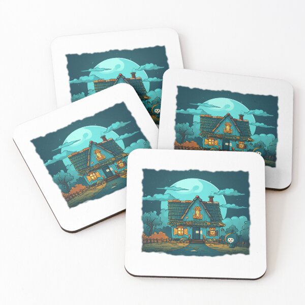 Item preview, Haunted House Halloween designed and sold by InkVibe.