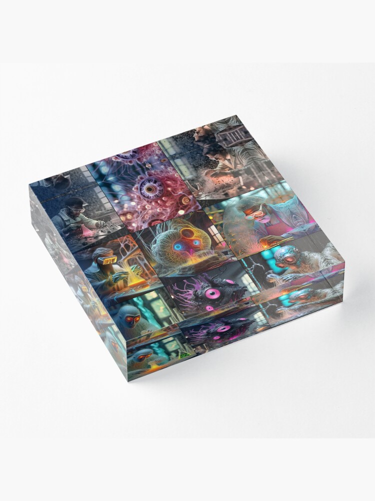 Thumbnail 3 of 5, Acrylic Block, REBIRTH-A-000 designed and sold by philjarry.