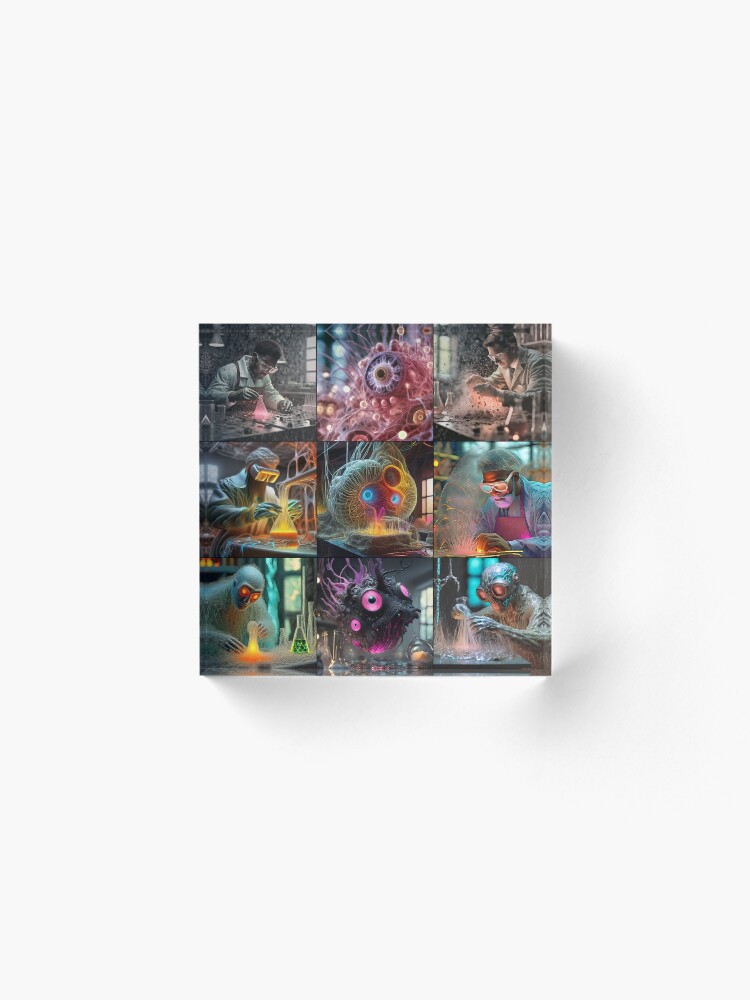 Thumbnail 2 of 5, Acrylic Block, REBIRTH-A-000 designed and sold by philjarry.
