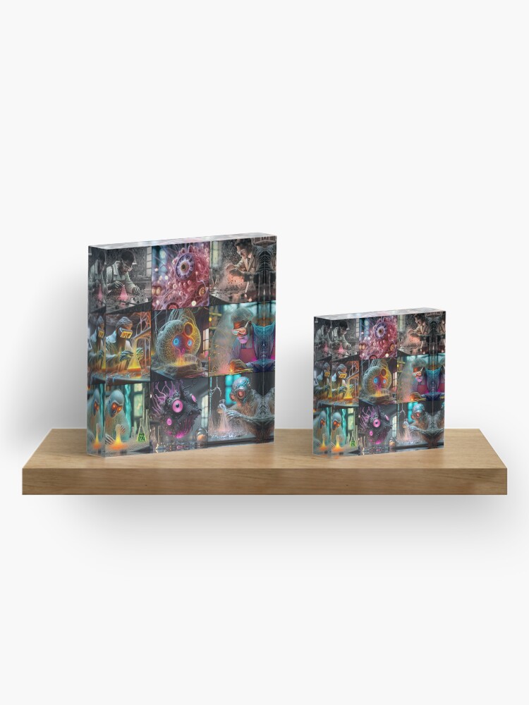 Thumbnail 4 of 5, Acrylic Block, REBIRTH-A-000 designed and sold by philjarry.