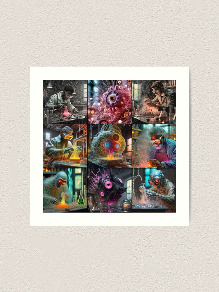 Thumbnail 1 of 3, Art Print, REBIRTH-A-000 designed and sold by philjarry.