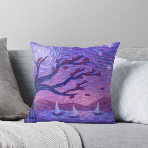 Item preview, Moonlit Ritual - Van Gogh Style Landscape designed and sold by -DearTreehouse-.