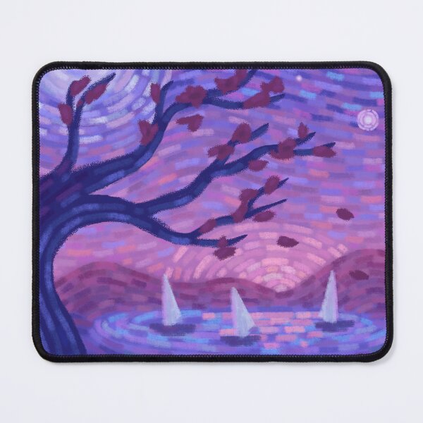 Item preview, Moonlit Ritual - Van Gogh Style Landscape designed and sold by -DearTreehouse-.