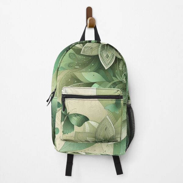 Item preview, green floral patterns, watercolor designed and sold by asbno19.