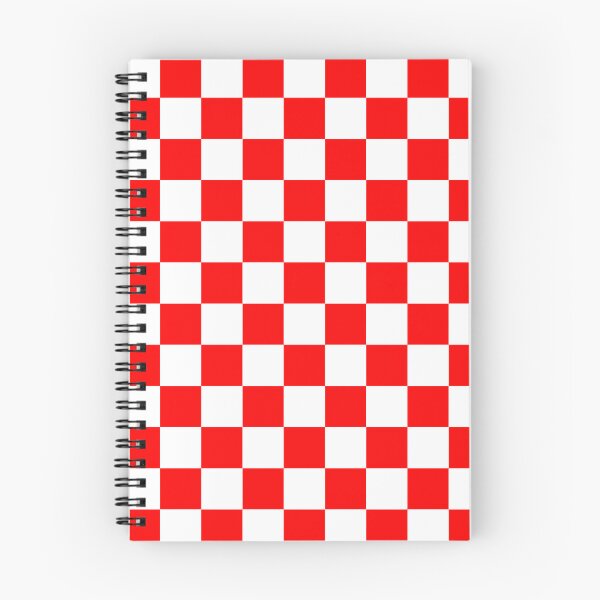 Item preview, Checkered - White and Red designed and sold by JustPatterns2.