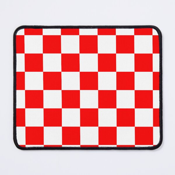 Item preview, Checkered - White and Red designed and sold by JustPatterns2.