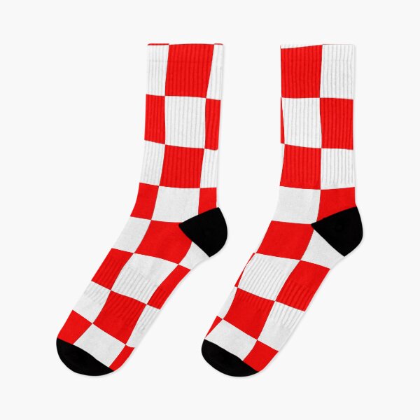 Item preview, Checkered - White and Red designed and sold by JustPatterns2.