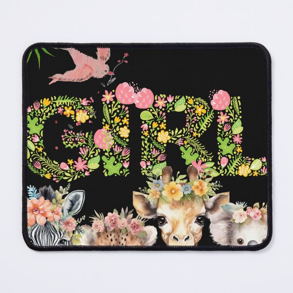 Item preview, Girl T-shirts, cute wild animal print shirt designed and sold by MissCirce1993.