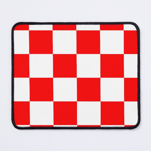 Item preview, Large Checkered - White and Red designed and sold by JustPatterns2.