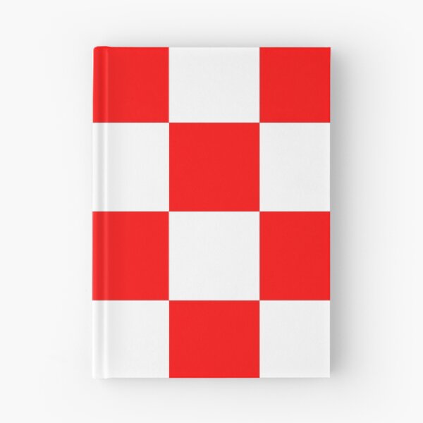 Item preview, Large Checkered - White and Red designed and sold by JustPatterns2.