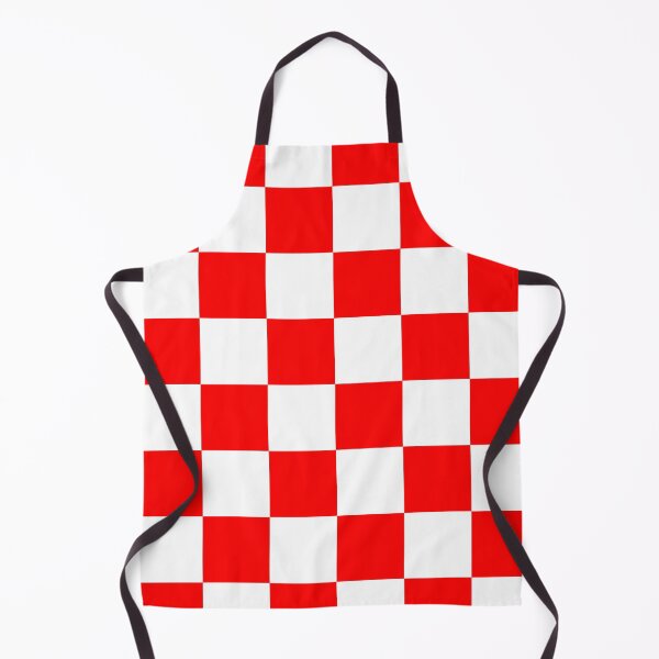 Item preview, Large Checkered - White and Red designed and sold by JustPatterns2.