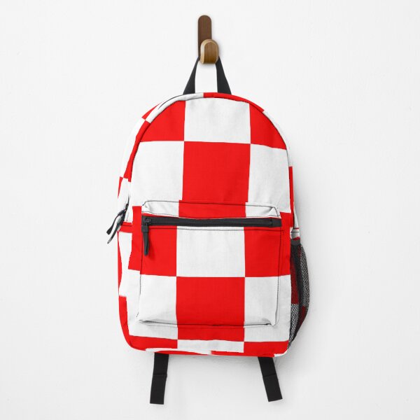 Item preview, Large Checkered - White and Red designed and sold by JustPatterns2.