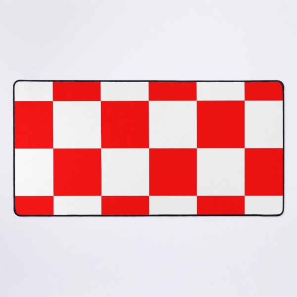 Item preview, Large Checkered - White and Red designed and sold by JustPatterns2.