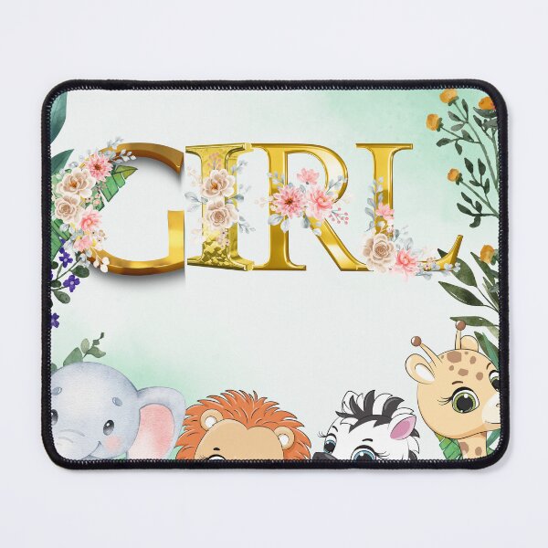 Item preview, Girl T-shirts, cute wild animal print shirt designed and sold by MissCirce1993.