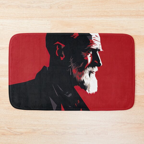 Item preview, George Bernard Shaw | Red minimalism designed and sold by ComicsFactory.