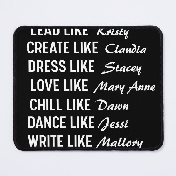 Item preview, The Baby Sitters Club - Kristy, Claudia, Stacey, Mary anne, Dawn, Jessi, Mallory designed and sold by Magicalpallette.