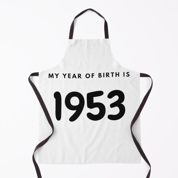 Item preview, My Year of Birth is 1953 designed and sold by LittleWorldShop.