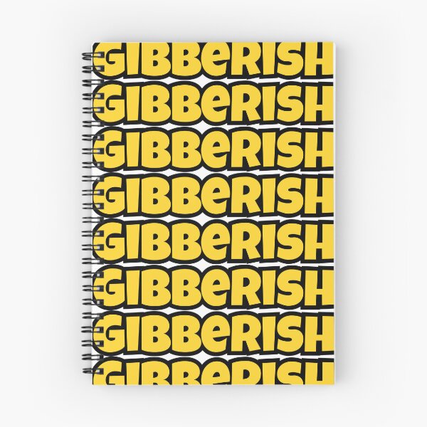 Item preview, Gibberish designed and sold by sleepycee.