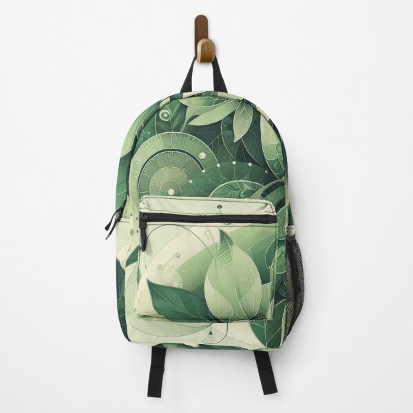 Item preview, green floral patterns, watercolor designed and sold by asbno19.
