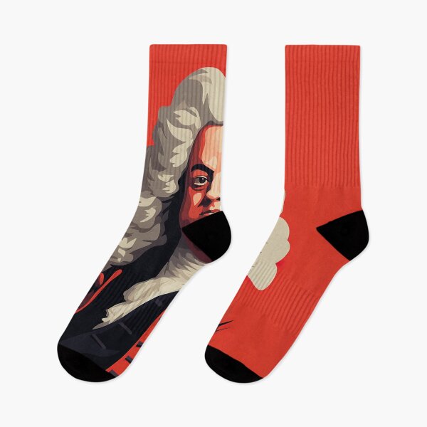 Item preview, George Frideric Handel | Red minimalism designed and sold by ComicsFactory.