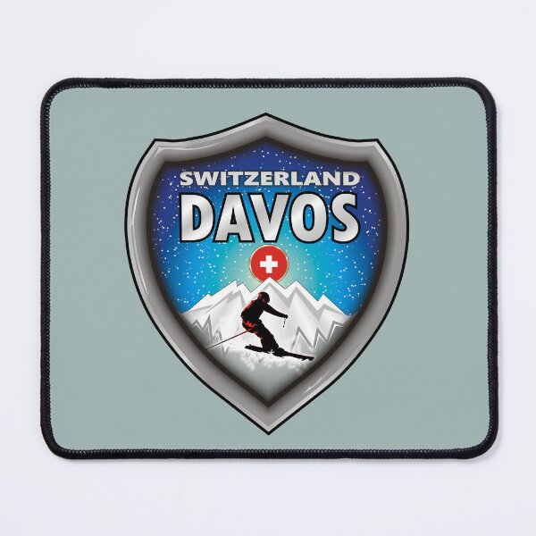 Item preview, Davos Switzerland ski emblem designed and sold by studioss76.