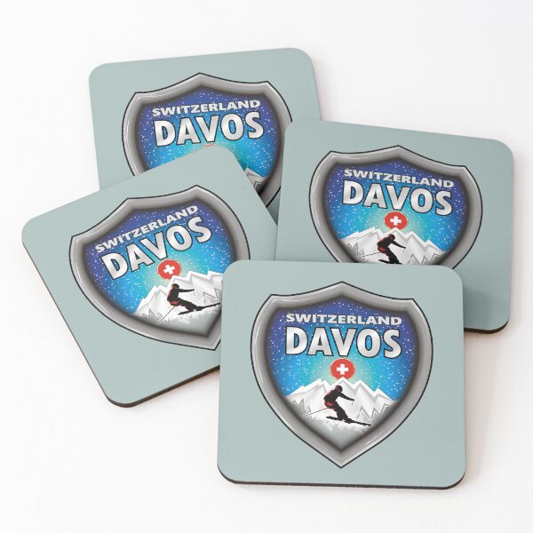 Item preview, Davos Switzerland ski emblem designed and sold by studioss76.