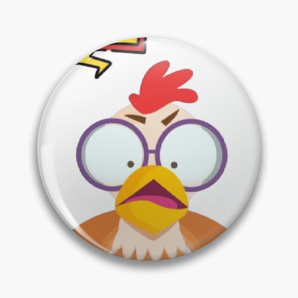 Item preview, Funny Chicken Studying Sticker. designed and sold by ZackArt09.