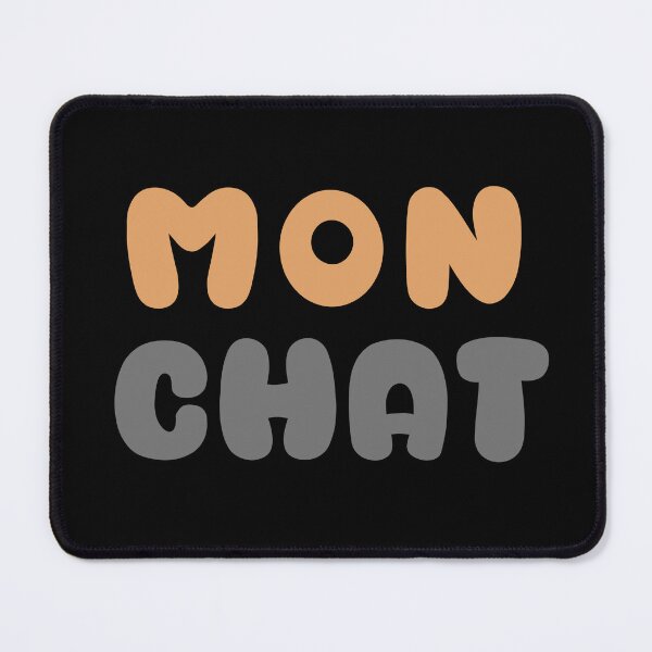 Item preview, "Mon Chat" Typography Design designed and sold by rahmastaa.