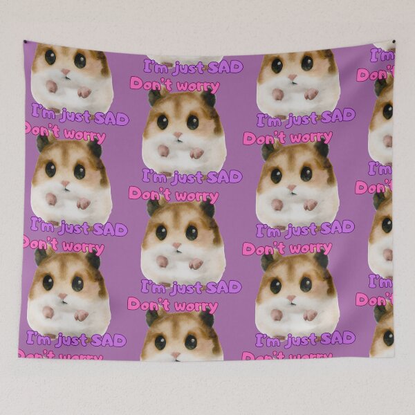 Item preview, Sad hamster designed and sold by dom-sien-sh.