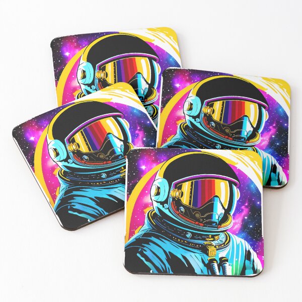 Item preview, Pop Art Style Sci Fi Galaxy Astronaut Drawing designed and sold by thejoyker1986.