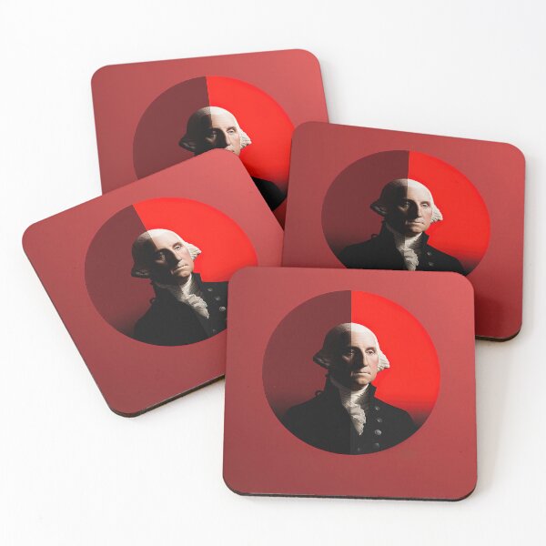Item preview, George Washington | Red minimalism designed and sold by ComicsFactory.