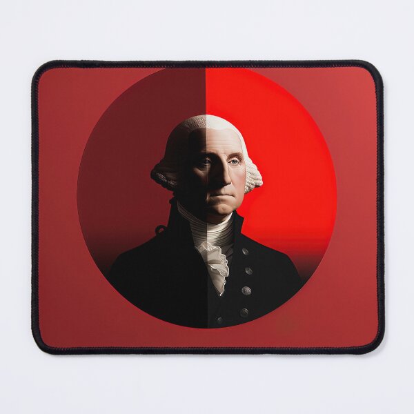 Item preview, George Washington | Red minimalism designed and sold by ComicsFactory.