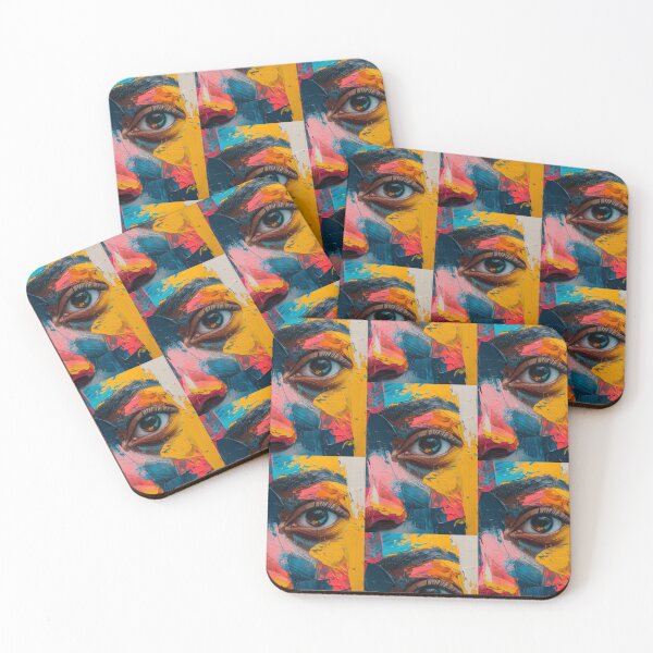 Item preview, Emotional Kaleidoscope: Painted Mix of Woman Faces designed and sold by Piotrek0001.