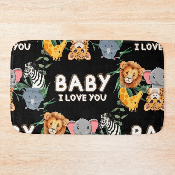 Item preview, "Baby! I love You" Baby t-shirt,cute wild animal print shirt designed and sold by MissCirce1993.
