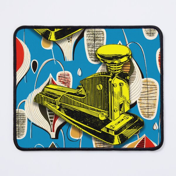 Item preview, Stapler Yellow on red and blue designed and sold by STUART HICKING.