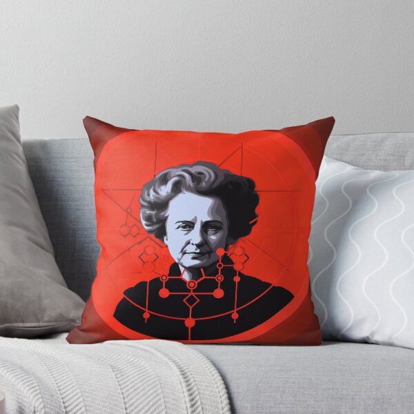 Item preview, Gertrude B. Elion | Red minimalism designed and sold by ComicsFactory.