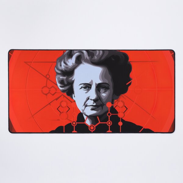 Item preview, Gertrude B. Elion | Red minimalism designed and sold by ComicsFactory.
