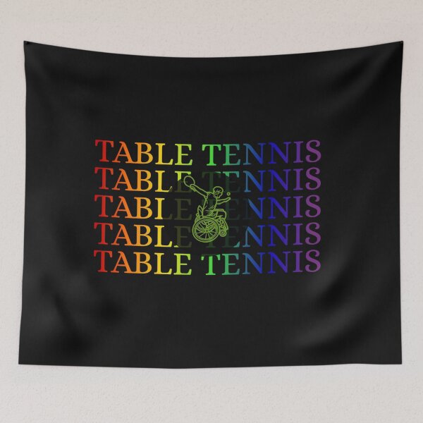 Item preview, LGBTQ Table Tennis Adaptive Sport T-Shirt, Adaptive Sport T-Shirt. LGBTQ T-Shirt, Table Tennis Tees, Table Tennis T-Shirt, LGBTQ Table Tennis Tees, Wheelchair Table Tennis, designed and sold by PrideBeProud.