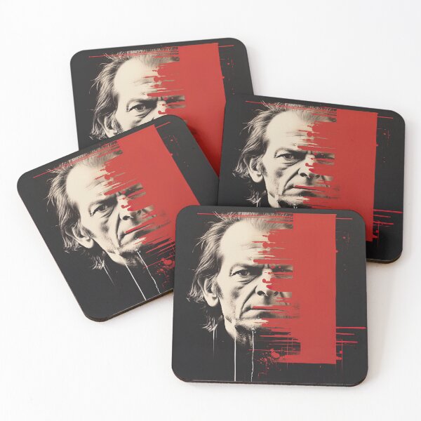Item preview, Gilles Deleuze | Red minimalism designed and sold by ComicsFactory.