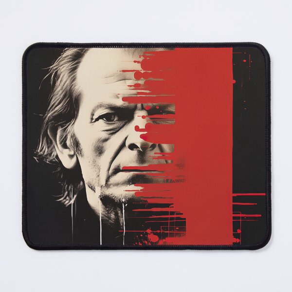 Item preview, Gilles Deleuze | Red minimalism designed and sold by ComicsFactory.