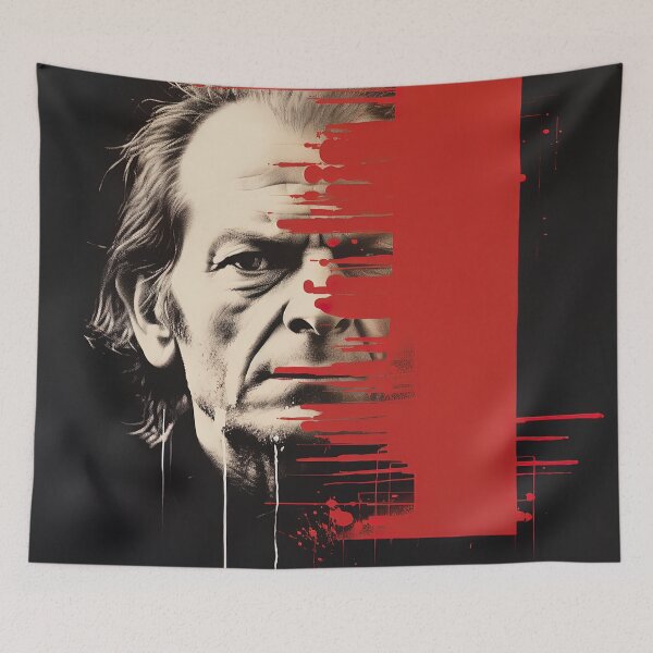 Item preview, Gilles Deleuze | Red minimalism designed and sold by ComicsFactory.