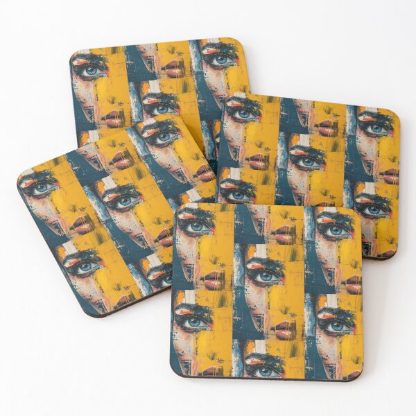 Item preview, Emotional Kaleidoscope: Painted Mix of Woman Faces designed and sold by Piotrek0001.